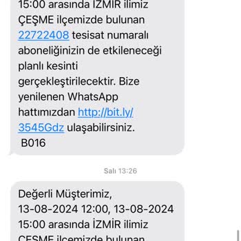 Gdz Elektrik-Çok Sık Yaşanan Elektrik Kesintileri Çeşme-Altınyunus Mh