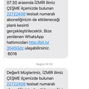 Gdz Elektrik-Çok Sık Yaşanan Elektrik Kesintileri Çeşme-Altınyunus Mh