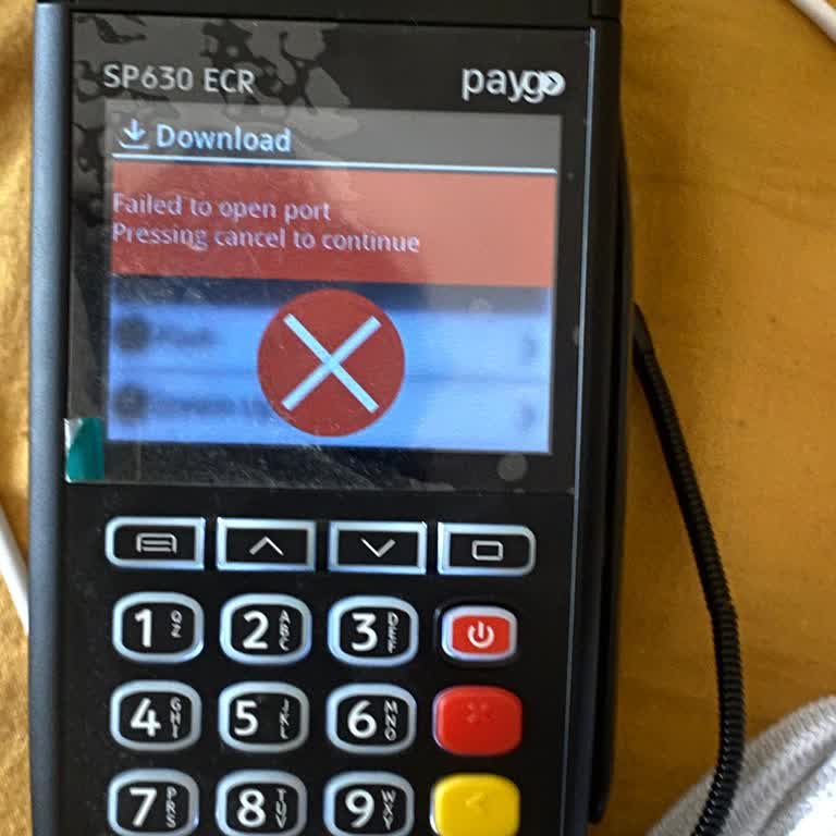 PayGo Fail To Open Port Hatası