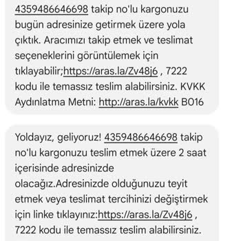 Aras Kargo Plevne Şubesi Kargo Teslimat Sorunu