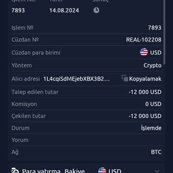crypto.com Para Çekme İşlemi
