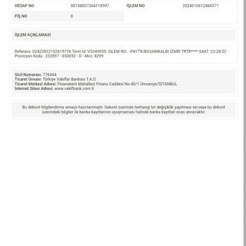 Başarı Kalbi Para İade Talep