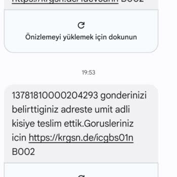 Gratis Kargo Teslim Edildi Denilerek Edilmemiştir