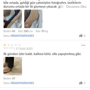 Nişantaşı Shoes Un Giyilemeyen Ayakkabısı