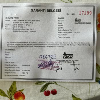 Teka Dw 602 S Bulaşık Makinesi Alt Sepet Paslanması