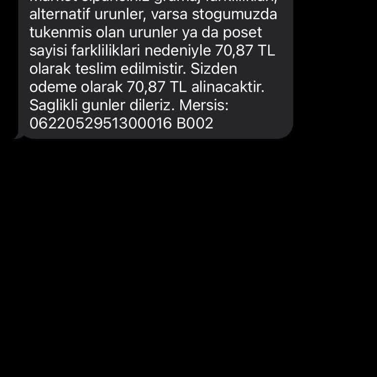 Migros Eksik Ürün Para İadesi