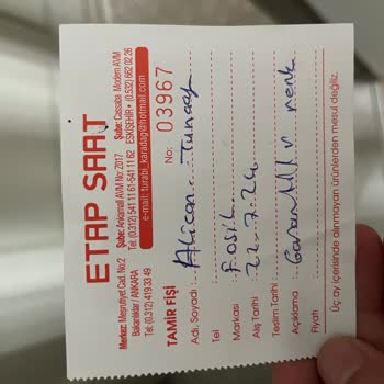 Saat & Saat Satın Aldığım Saatin Çalışmaması Ve Değişim Sürecindeki Sorunlar