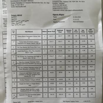 Rossmann Sipariş Ürünlerim Eksik Geldi