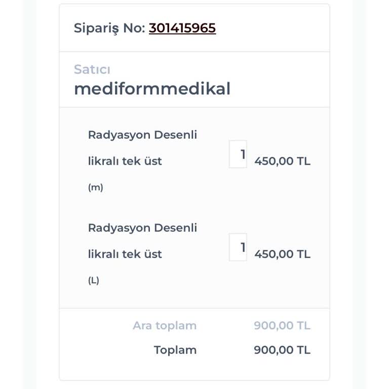 Mediformmedikal (Instagram) Gelmeyen Ürün İade Edilmeyen Para