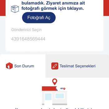 Aras Kargo Kabataş Şube Eve Teslim Yapmıyor