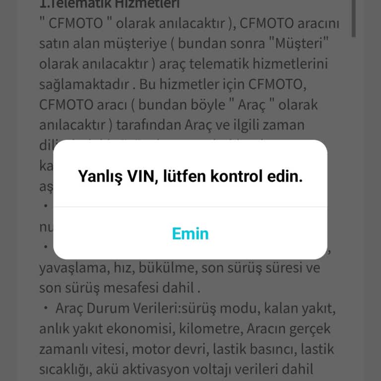 CFMOTO 250SR VINN Sorunu