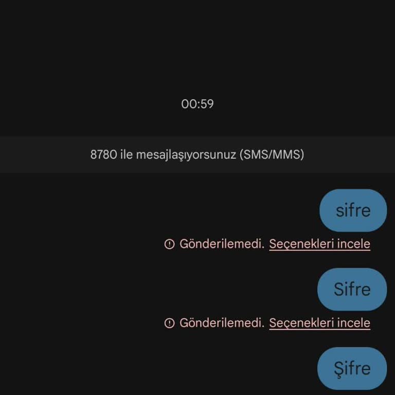 Turkcell Uygulamasında Onay Kodu SMS Sorunu