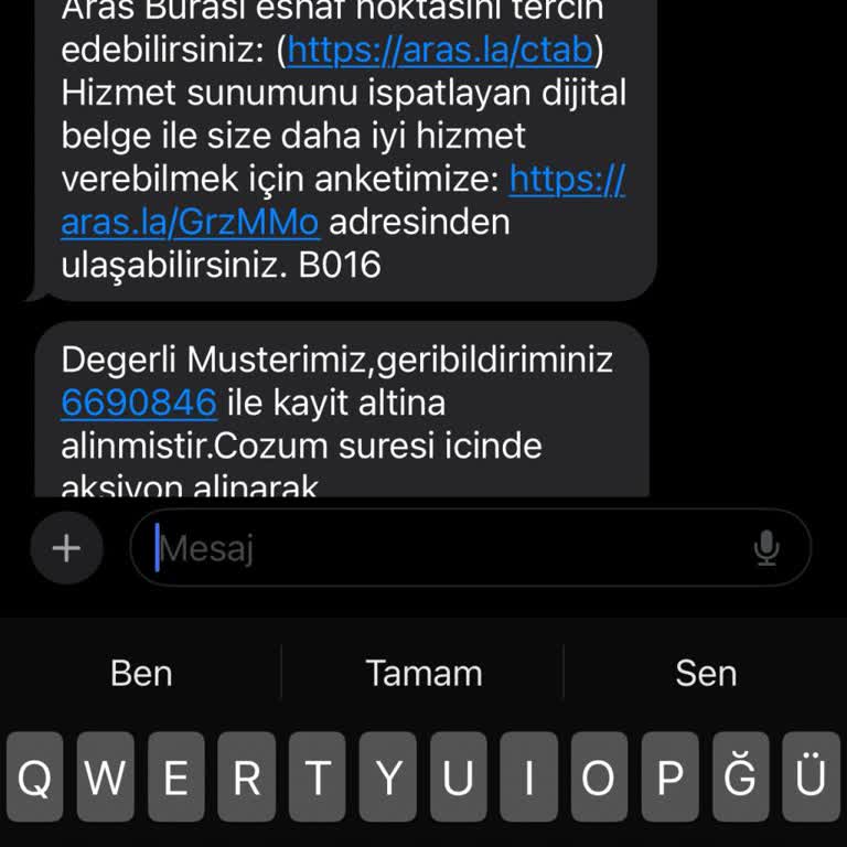 Aras Kargo Teslim Edildi Denilen Kargo Ortada Yok