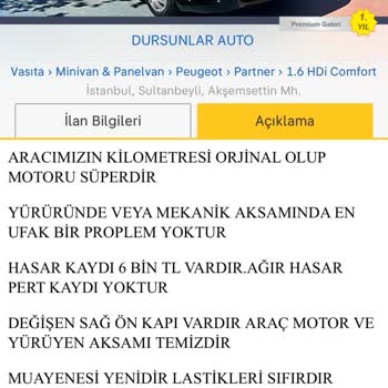 Sahibinden Den Aldığım Araç