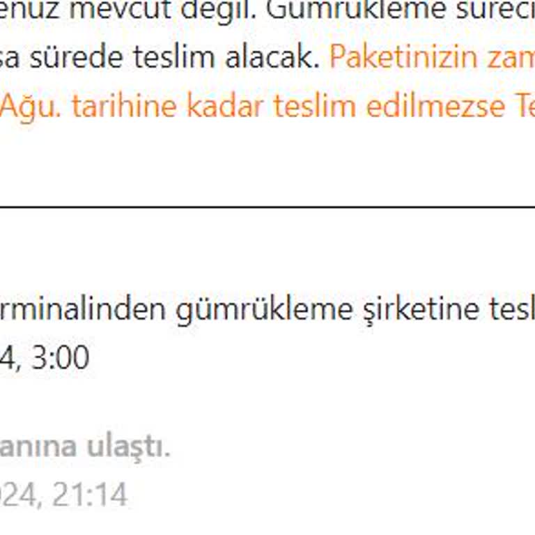 MNG Kargo Temu Teslimatımı 15 Gündür Yapmıyor.