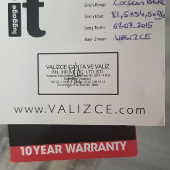 It Luggage Valiz Tekerlek Sorunu