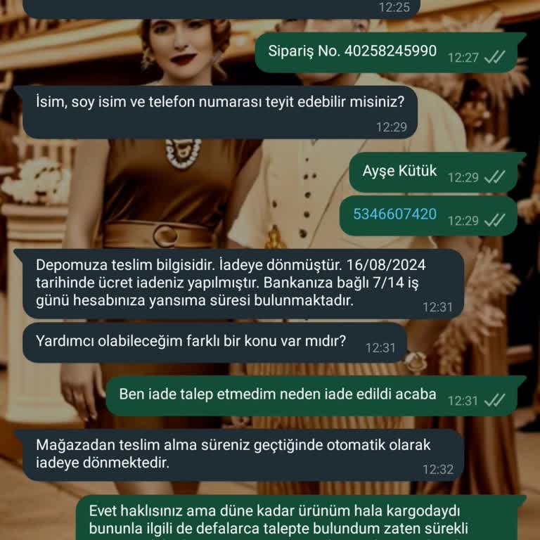 Bershka Sipari Takibindeki Bilgiler Doğru Değil