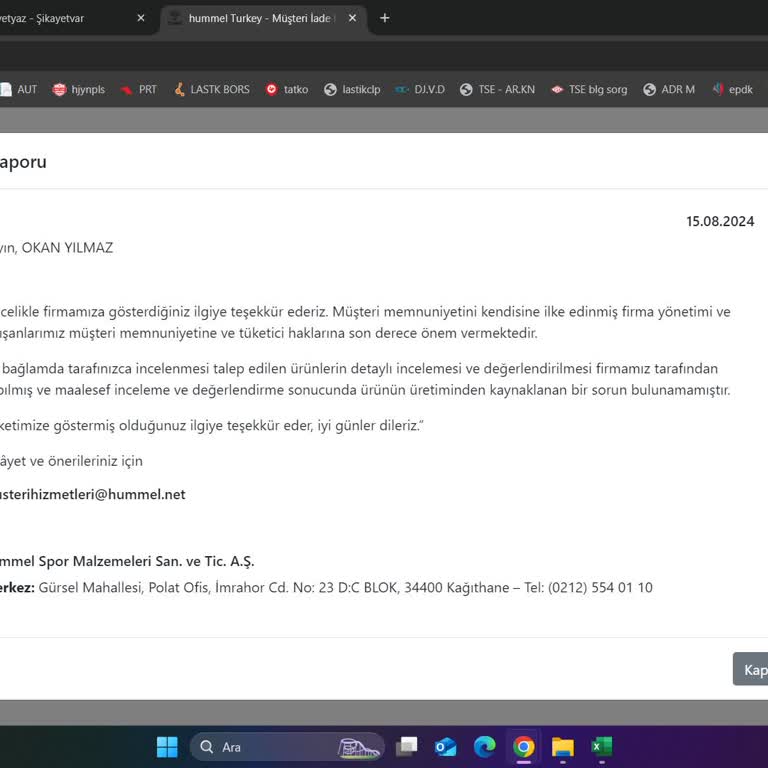 Hummel Ürün Değişim İade