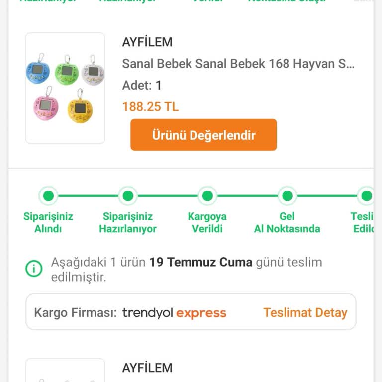 Trendyol Yüzünden Kargomu Alamıyorum.