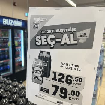 Çatalca Migros Şubesinde Satılmayan Pepsiler Kampanyada!