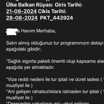 Prontotour Prontour Aylar Öncesinden Aldığımız Balkanlar Turunu İptal Etti