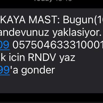 Dilek Çetinkaya Masters Nail Art & Makeup Randevu Saatinin Değiştirilmesi Hakkında Şikayet