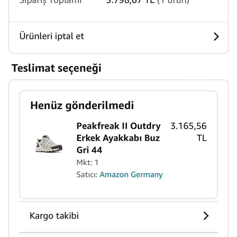 Amazon.com.tr Üzerinden Yapılan Alışverişte Yaşanan Sorunlar