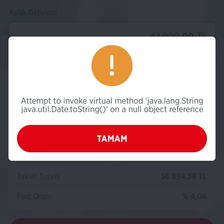 Ziraat Bankası Dijital Kredi Başvurusu İçin Hata Alıyorum