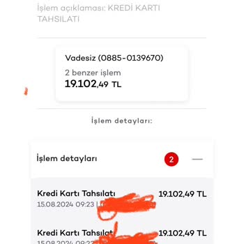 Akbank Kredi Kartı Borcu İçin Maaş Hesabından Çekilen Mükerrer Ödeme