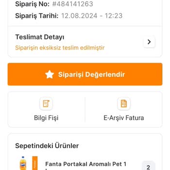 Migros Sanal Market Ürün Değişimi