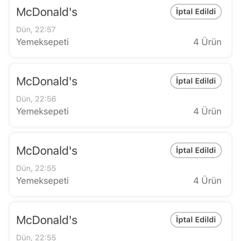 Yemeksepeti İade Sorunu Yaşıyorum