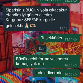 Scatti Instagram'dan Aldığım Formanın İadesi Sağlanmıyor