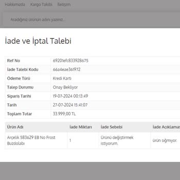 Büyük Buzdolabı İadesinde Yaşanan Sorunlar