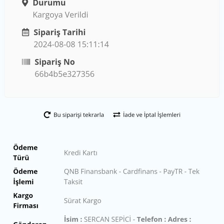 SecoVet Siparişim Hala Teslim Edilmedi Ve İletişim Kuramıyorum