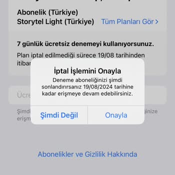 Storytel 7 Günlük Ücretsiz Deneme Süresinde, İzinsiz 999.99 TL Çekti.