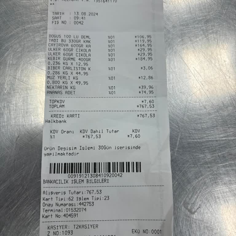 Rimal Sanal Market Bozuk Ananas Ve Kaba Davranış