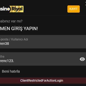 Casinoriyal Asla Ödeme Yapmaz