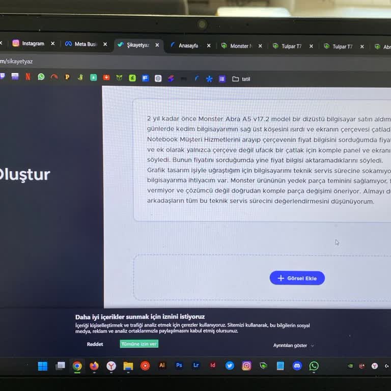 Monster Yedek Parça Temini Sağlamıyor. Küçük Çatlak İçin Panel Değişim