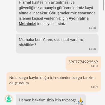 Dolap Uygulaması Kayıp