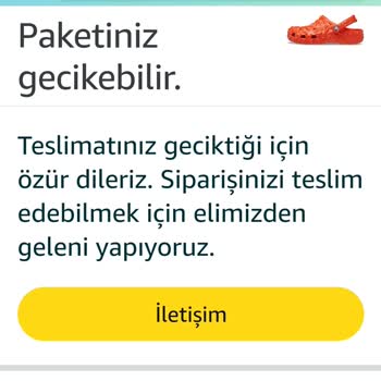 Amazon Sipariş Süreciyle İlgili Şikayet
