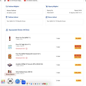 Şok Online Market Eksik Sipariş Ve Yetkililere Ulaşamamak