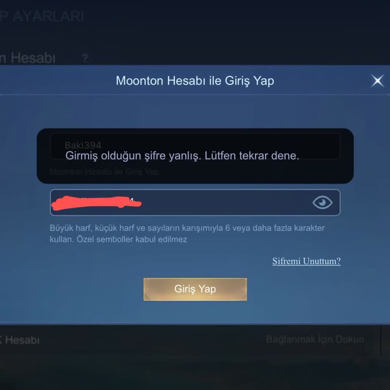Mobile Legends Hesabım Çalındı Ve Destek Alamıyorum