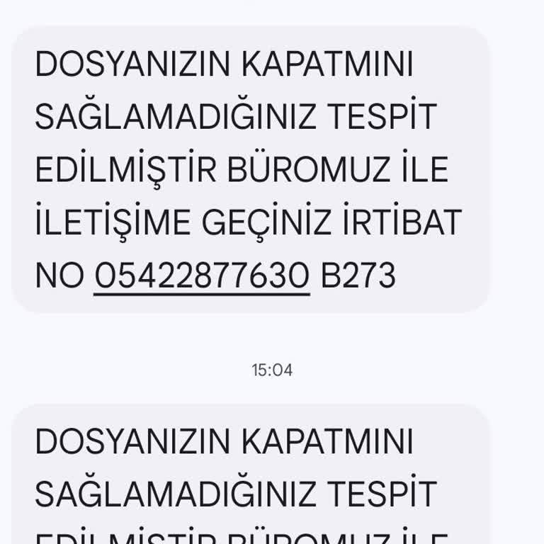 OZGULMT (SMS) Yasa Dışı İşlem