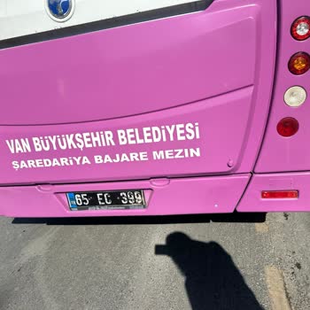 Van Büyükşehir Belediyesi Şoför Beyin Saygısız Tavırları