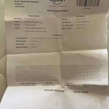 Teknosa Yetkili Servisinin İnsanları Mağdur Edişi