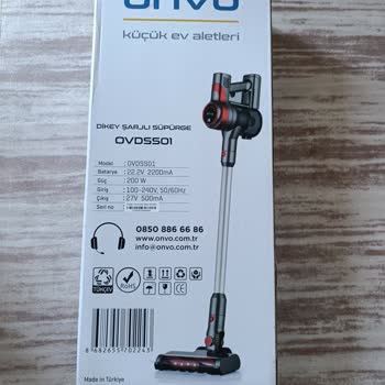 A101'den Almış Olduğum Onvo Dikey Süpürgeden Memnun Değilim