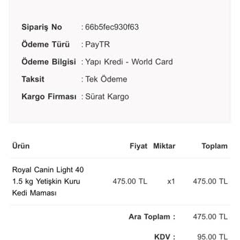 SecoVet Siparişin Kargoda Görünmesi Ama 1 Haftada Gelmemesi