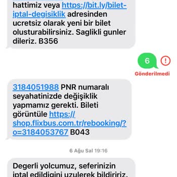 Kamil Koç Bilet Ücret İadesi