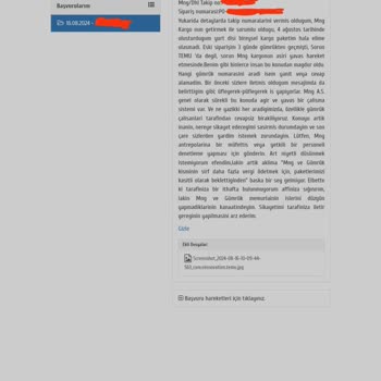 MNG Kargomu Gümrükte Bekletiliyor