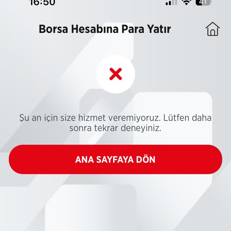Ziraat Borsa Hesabıma Para Yatırmama İzin Vermiyor